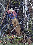 Ivan Bilibin Baba Yaga from Vassilisa the Beautiful 1899 oil on canvas